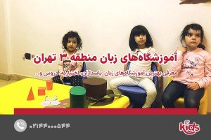 آموزشگاه‌های زبان منطقه 3